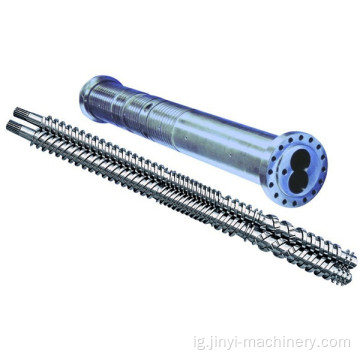 PET Ngwa Eletrọnịkị Injection Mkpochapụ Screw Barrel